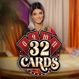 32 Cards slot logo by Ezugi at BetJets Casino