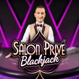 Blackjack Salon Privé slot visual from Ezugi available on betn-jet.nl