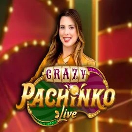 Crazy Pachinko logo by Evolution at BetJets Casino