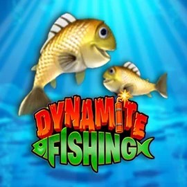 Dynamite Fishing slot logo by Inspired Gaming at BetJets Casino