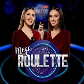Official Live Casino logo: Mega Roulette by Pragmatic Play at BetJets Casino